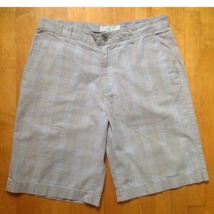 Old Navy Men's Plaid Shorts Size 34 Blue/Gray